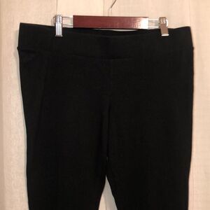Liz Lange M Black Cotton Maternity Leggings